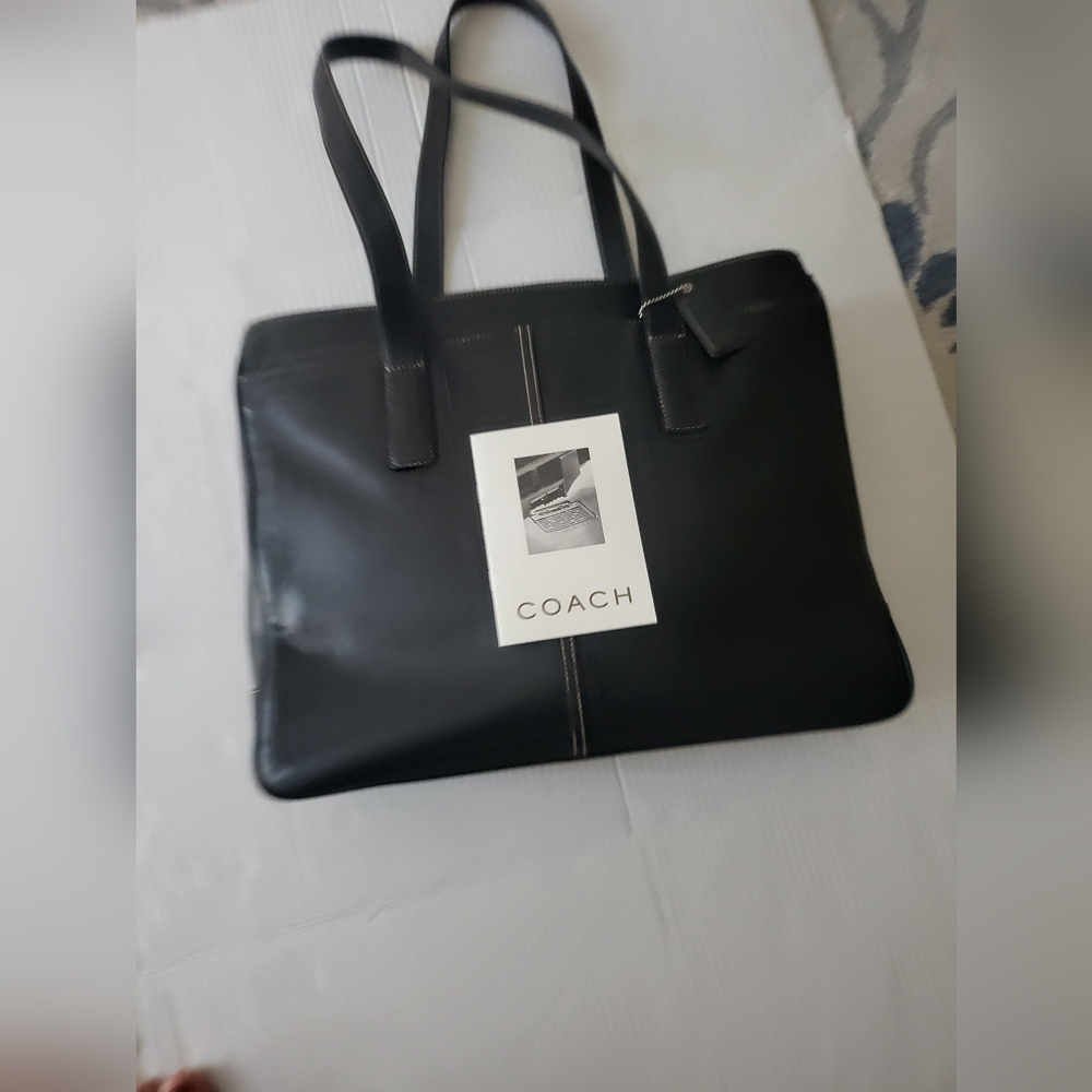Vintage Coach Leather Multifunctional Bag - # H1S-5209.